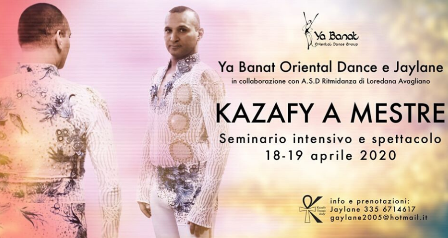 Prossimo appuntamento con il Maestro Kazafy in Italia!