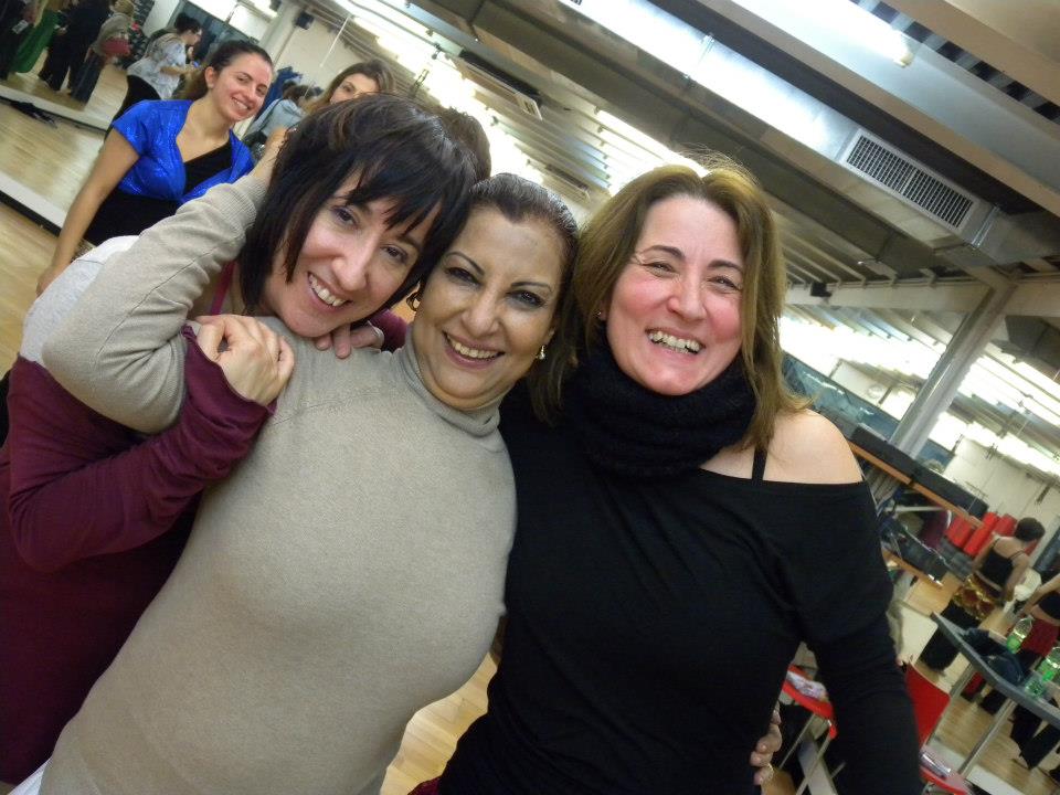 Daniela, Elisabetta e Lubna Emam