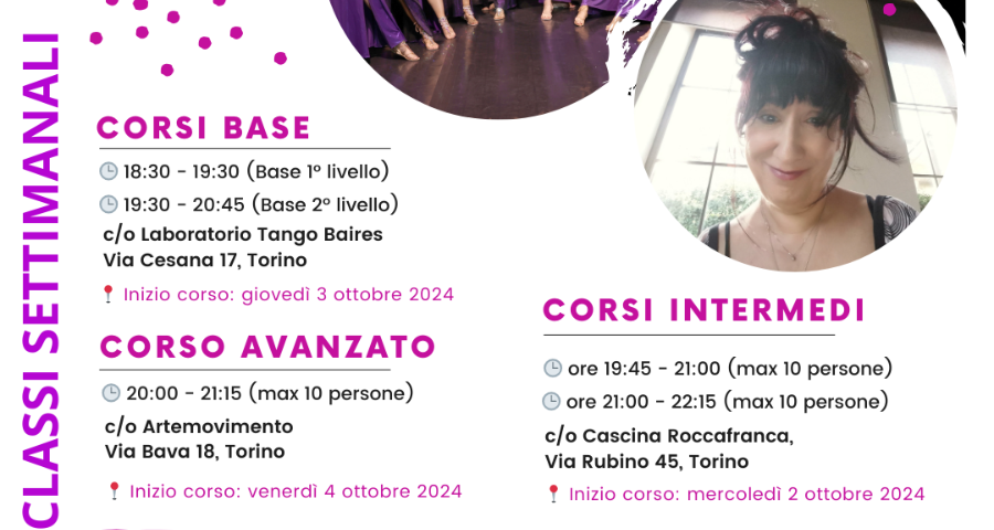 Corsi settimanali con Daniela Allotta