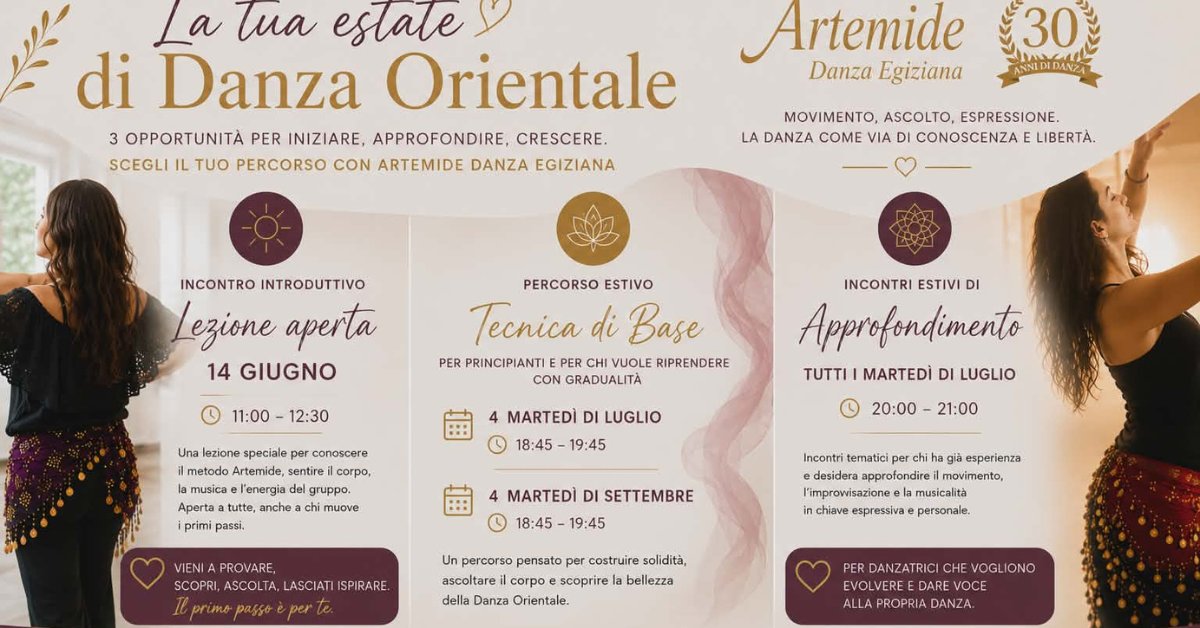 Danza Orientale a Torino – Estate 2026